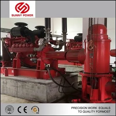 Vatrogasna pumpa dubokog bunara dizelskog motora