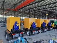 Vodena pumpa pogonjena dizelskim motorom 6 inča, samousisna, izlaz 200 m3/h